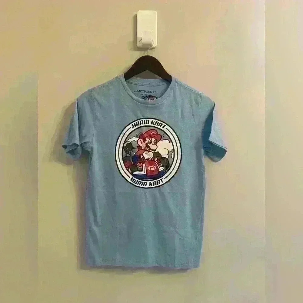 NWT Mario Kart Tshirt Kids Size L. Size 10-12